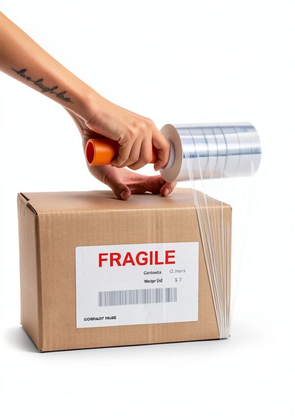 JARLINK Stretch Wrap Film 4 Pack Clear Plastic Moving-6