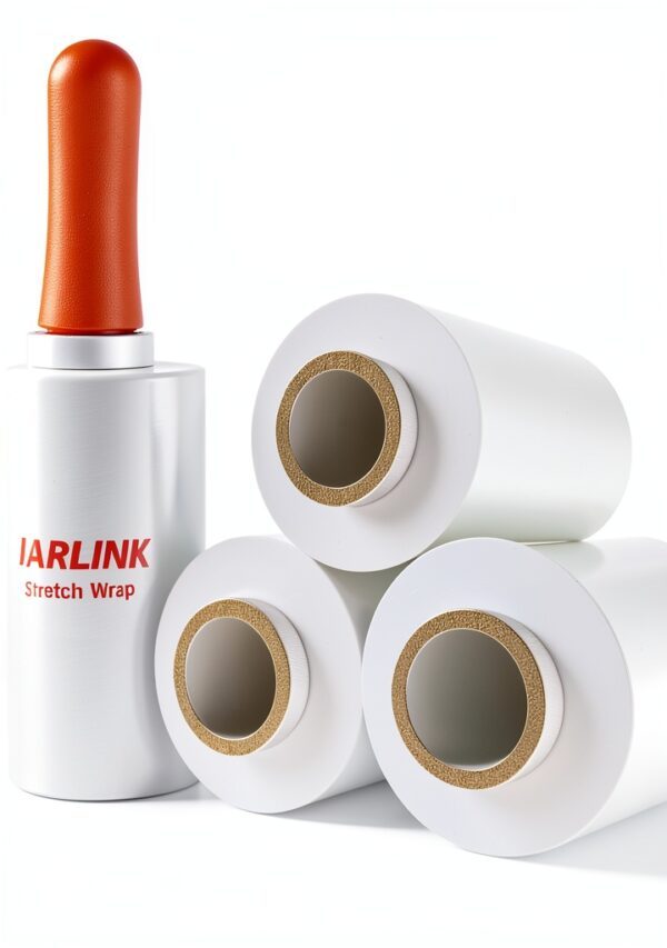 JARLINK Stretch Wrap Film 4 Pack Clear Plastic Moving-3