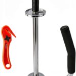 Amarite Stretch Film Dispenser Steel Chrome Rubber Packaging-0