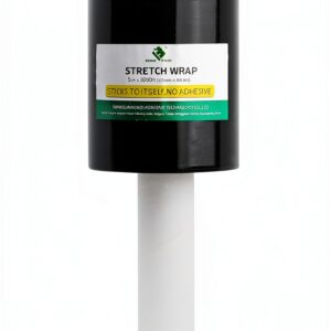 Black Stretch Film BOMEI PACK Industrial Self Adhering-0