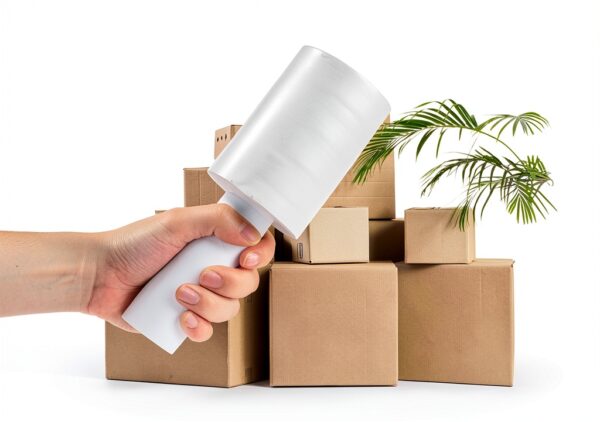 DAJAVE Stretch Wrap 6 Pack Moving Box Protection Durable-3