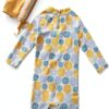 Baby Girls UPF 50+ Sunsuit Zipper Swimwear Sun Protection-1