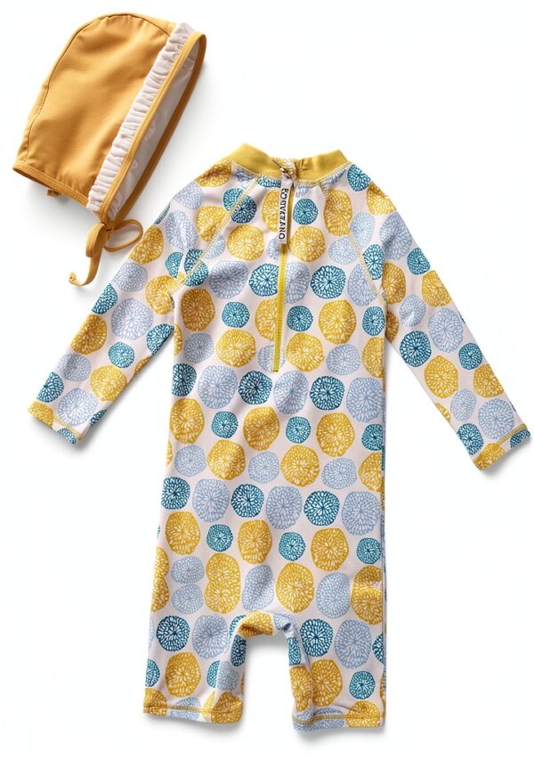 Baby Girls UPF 50+ Sunsuit Zipper Swimwear Sun Protection-1