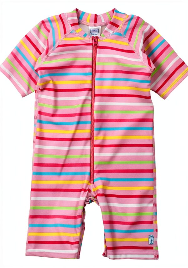 Baby Girls Swimwear Sunsuit i play Quick Dry UPF Protection-0