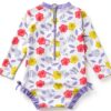 Baby Girls UPF 50 Swimwear Sunsuit Zipper Protection-1