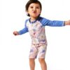 Baby Girls Swimwear Sunsuit Nylon Spandex L1102-2