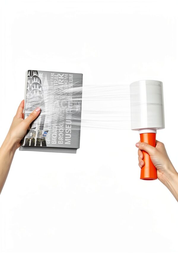 JARLINK Stretch Wrap Film 4 Pack Clear Plastic Moving-7