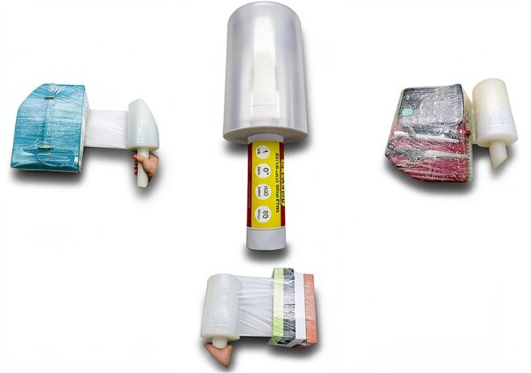 JA PACKING Stretch Film Clear 6 Inch Handle Packaging-4