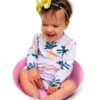 Baby Girl Ruffle Swimsuit UPF 50 Sun Protection Quick Change-2