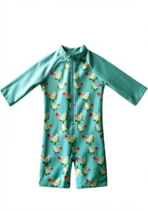 Baby Girls Swimwear Sunsuit Spandex Nylon Summer Beachwear-0