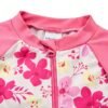 Baby Girls UPF 50+ Sunsuit Swimwear Soft Fabric Full Zipper-4