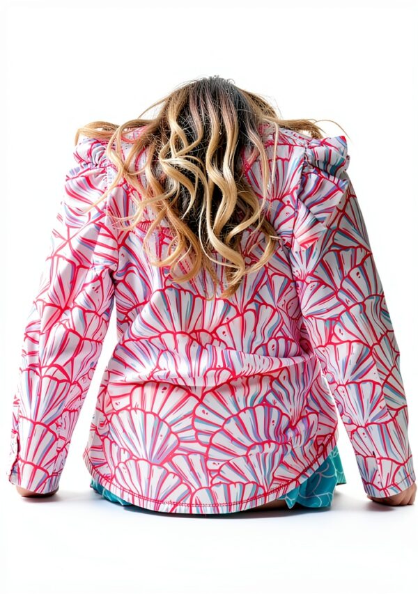 RuffleButts Skirted Long Sleeve Rash Guard Bikini Set-4