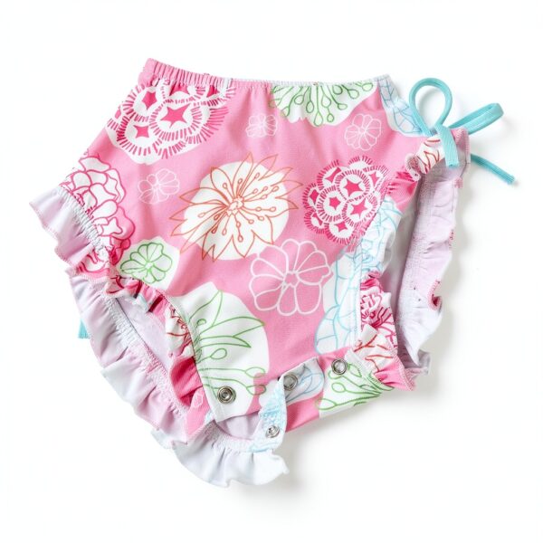 IEFIEL Baby Girls Swimsuit Polyamide Spandex Long Sleeve-4