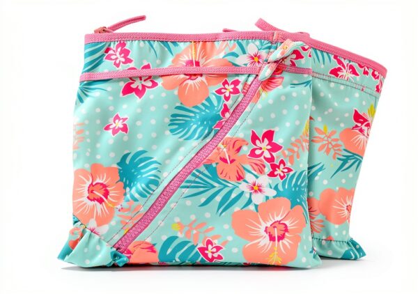 Baby Girl Swimwear Sunsuit Floral Design Short Sleeve-2