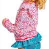 RuffleButts Skirted Long Sleeve Rash Guard Bikini Set-5
