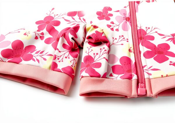 Baby Girls UPF 50+ Sunsuit Swimwear Soft Fabric Full Zipper-6