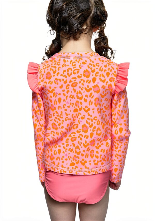 Baby Girls UPF 50 Long Sleeve Rash Guard Set Swimwear-2