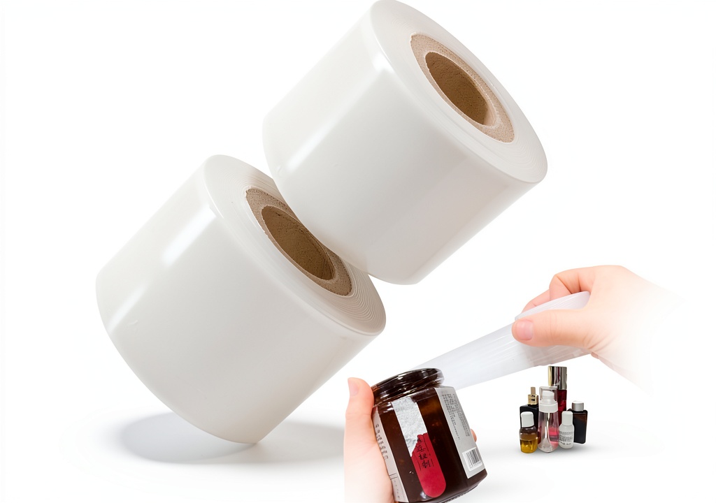 JuGeoZhi bottle sealer stretch wrap applied to a glass jar