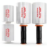 JARLINK Heavy Duty Stretch Wrap Clear Plastic 4 Rolls-0