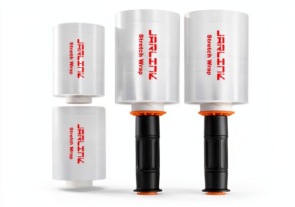 JARLINK Heavy Duty Stretch Wrap Clear Plastic 4 Rolls-0