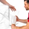 JARLINK Heavy Duty Stretch Wrap Clear Plastic 4 Rolls-4