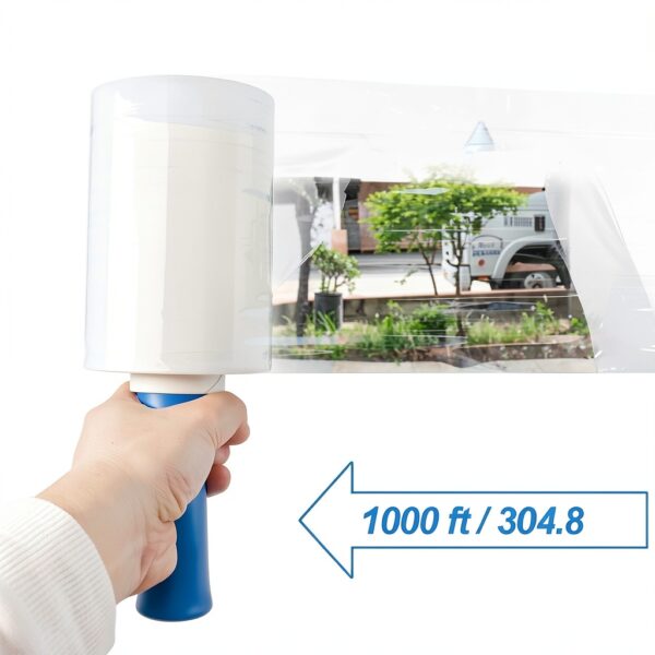 BOMEI PACK Clear Stretch Film Plastic Wrap Storage Moving-3