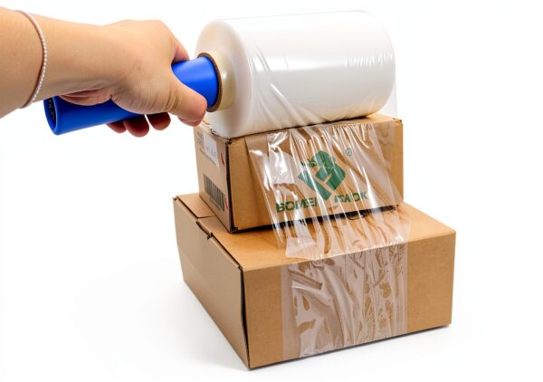 BOMEI PACK Clear Stretch Film Plastic Wrap Storage Moving-4