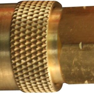 Milton S-765 HI-Flo V-Style Brass Air Coupler 1/4" MNPT-0
