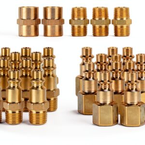Air Hose Fittings 45pcs Brass & Iron M/D Set by YUNXUNTENGLONG-0
