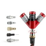 RayMagic 5IN1 Universal Quick Air Coupler 1/4 NPT Red 1-Piece-0