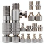Deshunke Airbrush Adapter Set 16-Piece Quick Disconnect Fittings-0