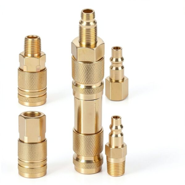 RNSXYAT 14-Piece Air Hose Fittings 1/4 Inch NPT Brass Connect Kit-2